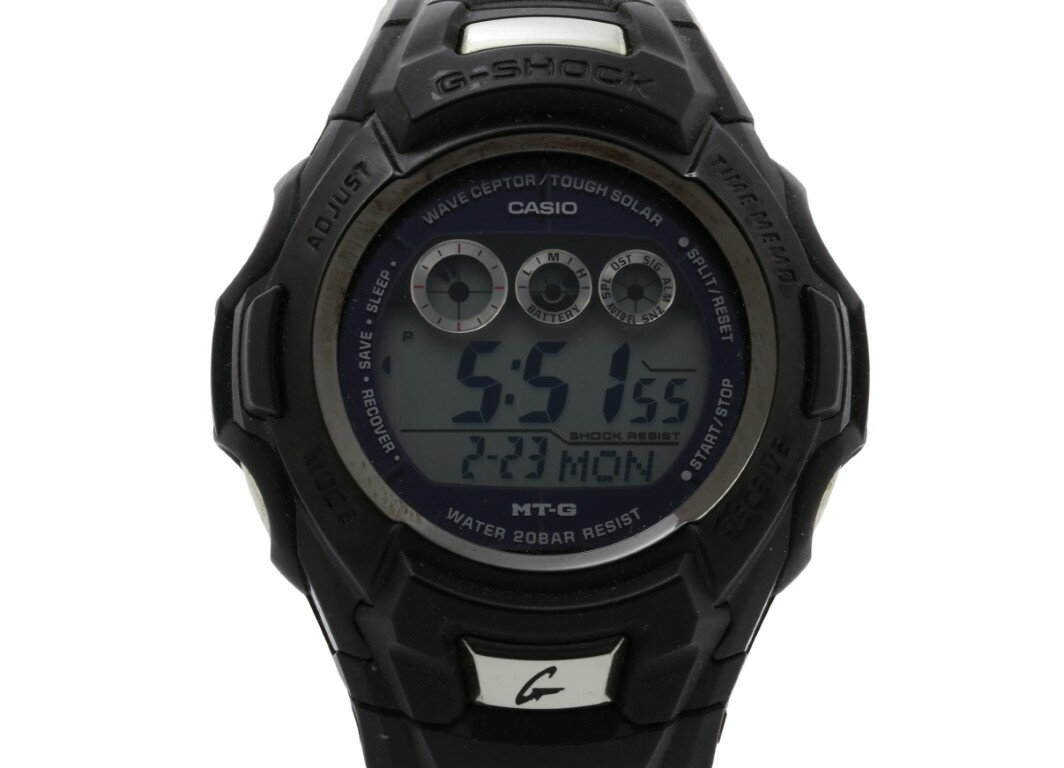 乐天商城 - CASIO カシオ 時計 GSHOCK MTG920DJ ブラック ステンレススチール メンズ デジタル【本物保証】【中古】
