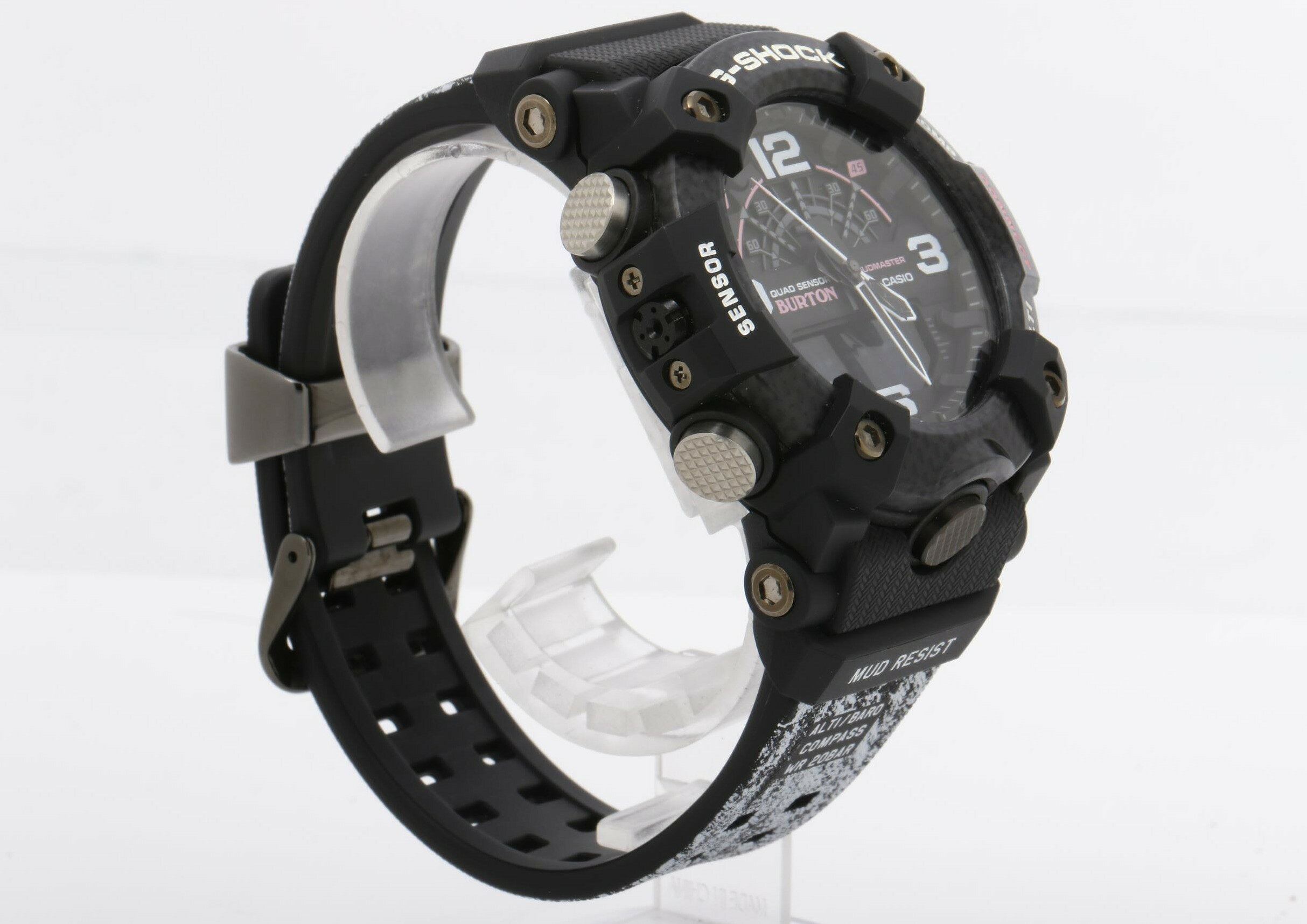 CASIO カシオ 時計 GSHOCK MASTER OF G LAND MUDMASTER GGB100BTN1AJR ブラック カーボン／樹脂 メンズ アナデジ BURTONコラボレーションモデル 限定 新品未使用展示品【本物保証】【中古】