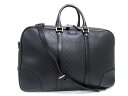 GUCCI グッチ ハンドバッグ ディアマンテ ボストンバッグ 353394 ブラック PVC×レザー ユニセックス 2WAY ゴールド金具 美品【本物保証】【...