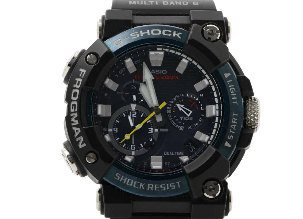 CASIO カシオ 時計 GSHOCK MASTER OF G SEA FROGMAN GWFA1000C1AJF ブラック 樹脂／ステンレススチール メンズ アナログ【本物保証】【中古】（楽天・3R boutique）