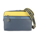 新品未使用展示品 Michael Kors マイケルコース クーパー ショルダーバッグ 37S1SCOC5L レザー ネイビー イエロー マルチカラー クロスボ...