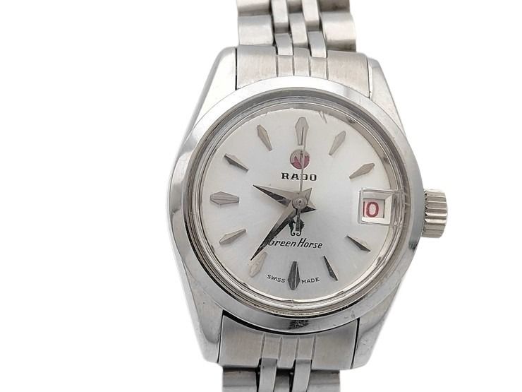 RADO ラドー 腕時計 グリーンホース 759-1 シルバー系 ステンレス レディース ヴィンテージ 美品【本物保証】【中古】