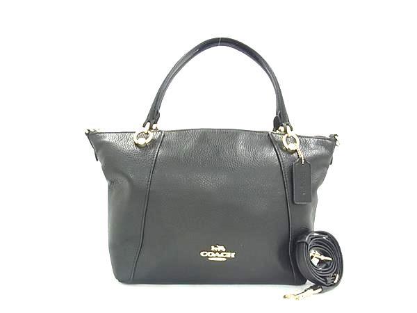 COACH コーチ ハンドバッグ ケイシー サッチェル C6229 ブラック レザー レディース 2WAY ショルダーバ..