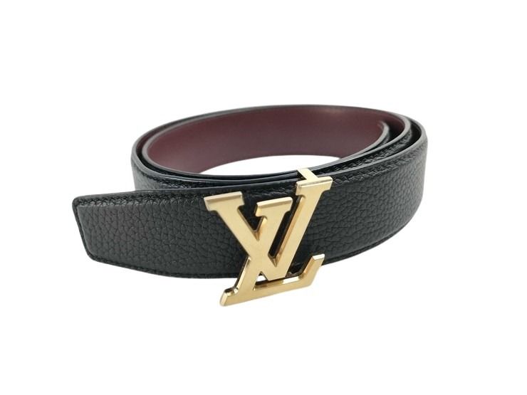 乐天商城 - LOUIS VUITTON ルイヴィトン ベルト LV ヘリテージ 35MM リバーシブル M8205V ノワール / ボルドー系 グレインカーフレザー メンズ 美品【本物保証】【中古】