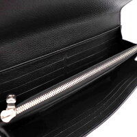 美品LOUISVUITTONルイヴィトンポルトフォイユロックミー2二つ折り長財布M62329カーフレザーノワール【本物保証】【中古】