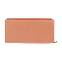 新品未使用展示品LOEWEロエベラウンドファスナー長財布アナグラムレザーオレンジベージュ限定【本物保証】【中古】