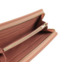 新品未使用展示品LOEWEロエベラウンドファスナー長財布アナグラムレザーオレンジベージュ限定【本物保証】【中古】