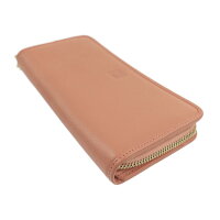新品未使用展示品LOEWEロエベラウンドファスナー長財布アナグラムレザーオレンジベージュ限定【本物保証】【中古】