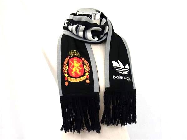 BALENCIAGA �Х�󥷥��� �ޥե顼 adidas����� ���å����������� 724010 �֥�å� �ޥ�����顼 �������50�� ������50�� ��˥���...