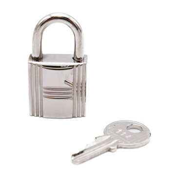 美品 HERMES エルメス カデナ 鍵 114 メタル シルバー バッグチャーム 小物【本物保証】【中古】