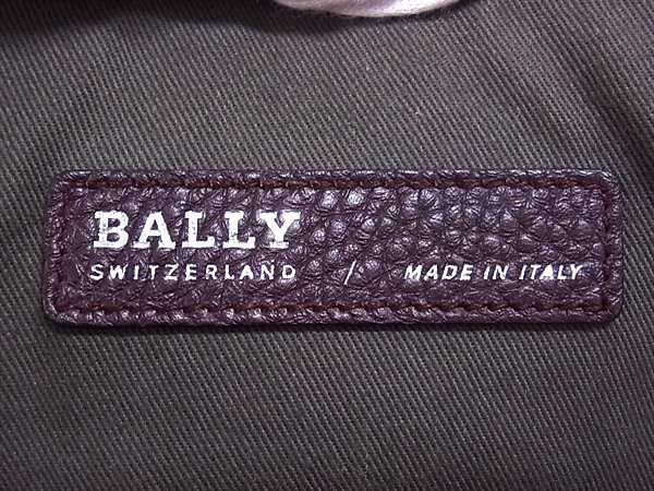 BALLY バリー ビジネスバッグ CURIUS TSP ブリーフケース ボルドー レザー ユニセックス 2WAY シルバー金具 美品【本物保証】【中古】