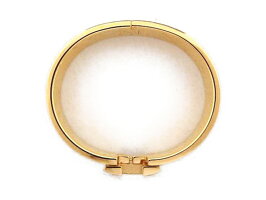 【新品未使用展示品】HERMESエルメスクリッククラックHバングルメタルブルー×ゴールドアクセサリー小物【本物保証】【中古】