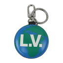 LOUIS VUITTON ルイ ヴィトン ポルトクレ パディッド キーホルダー M68307 モノグラムキャンバス レザー ブラウン ブルー グリーン ホワイ...