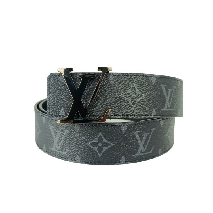 LOUIS VUITTON ルイヴィトン ベルト サンチュール M9043 ブラック系 モノグラムエクリプス メンズ 美品【本物保証】【中古】