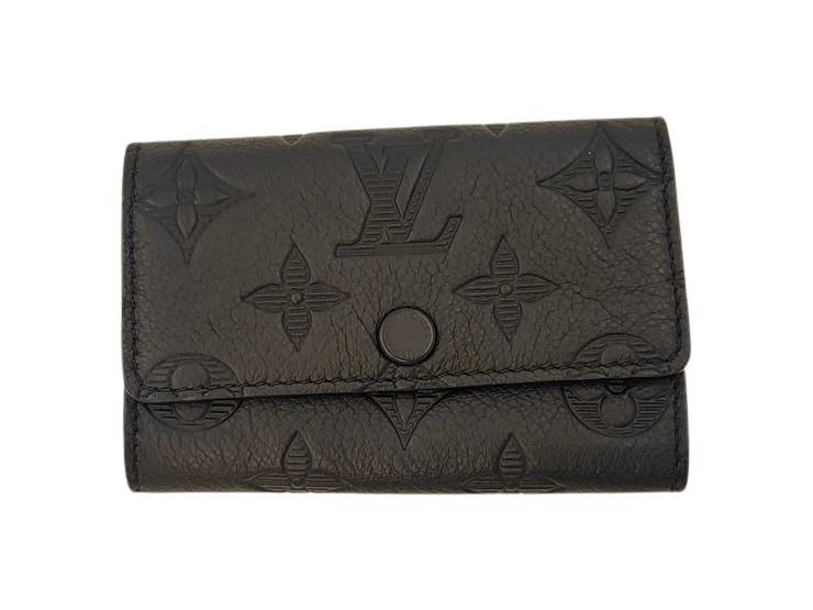 Rakuten - LOUIS VUITTON ルイヴィトン キーケース ミュルティクレ6 M14825 ブラック系 モノグラム シャドウ ユニセックス シルバー金具 美品【本物保証】【中古】