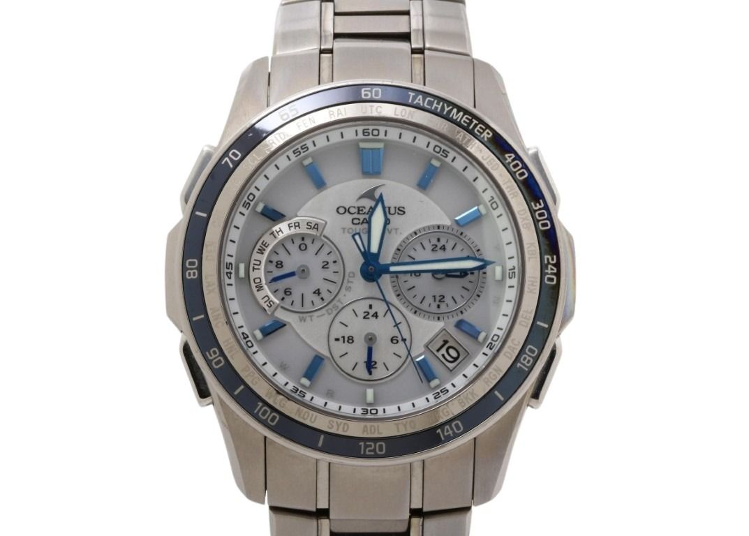 CASIO カシオ 時計 OCEANUS オシアナス マンタ OCW-S1200P-7AJF ホワイ ...