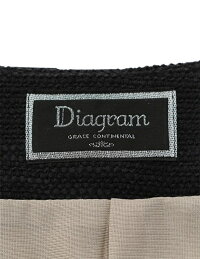 新品未使用展示品Diagramダイアグラムノーカラーコートグレーベージュ黒フェイクパールビジューメーカーサイズ36参考サイズSレディース【本物保証】【中古】
