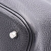 美品HERMESエルメスピコタンロックMMハンドバックトリヨンブラックシルバー金具カデナ付きT刻印【本物保証】【中古】