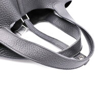 美品HERMESエルメスピコタンロックMMハンドバックトリヨンブラックシルバー金具カデナ付きT刻印【本物保証】【中古】