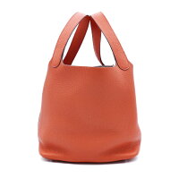 美品HERMESエルメスピコタンロックMMトリヨンX刻印トリヨンクレマンスティルバット【本物保証】【中古】