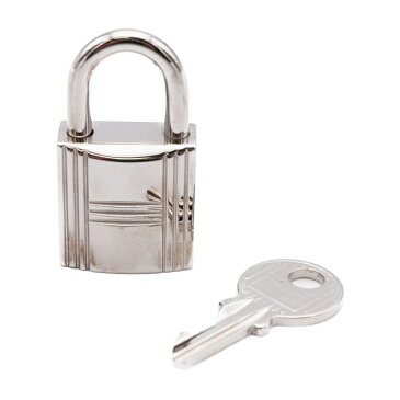 HERMES エルメス カデナ 鍵 100 メタル シルバー バッグチャーム 小物【本物保証】【中古】