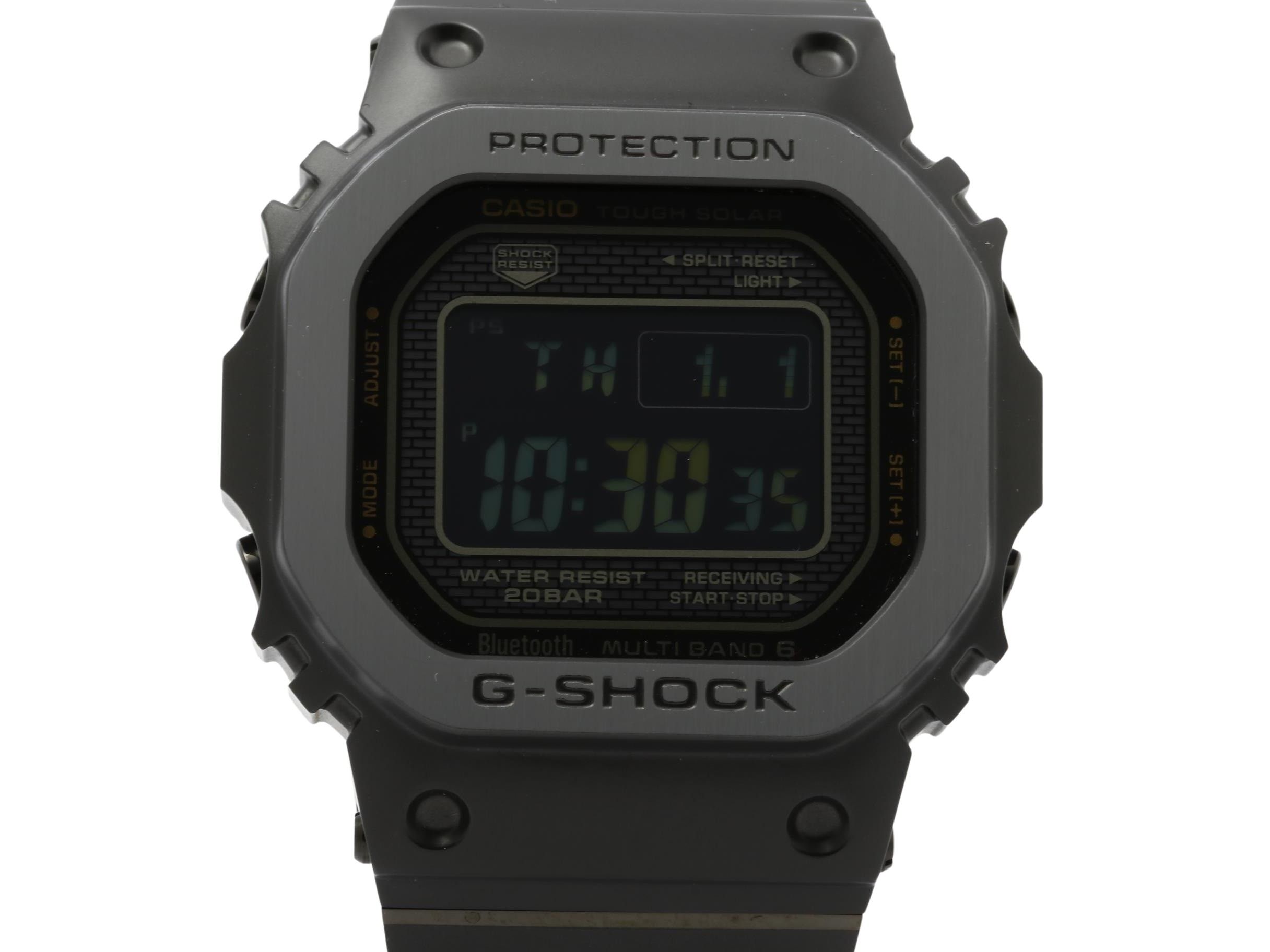 CASIO カシオ 時計 GSHOCK FULL METAL 5000 SERIES GMWB5000MB1JF ブラック ステンレススチール メンズ デジタル 超美品【本物保証】【中古】