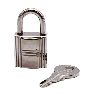 HERMES エルメス カデナ 鍵 102 メタル シルバー バッグチャーム 小物【本物保証】 【中古】