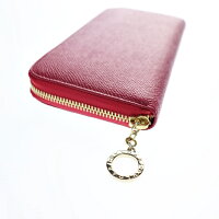 新品未使用展示品 BVLGARI ブルガリ ブルガリブルガリ ラウンドファスナー 長財布 283545 レザー カーフ ローズピンク【本物保証】【中古】