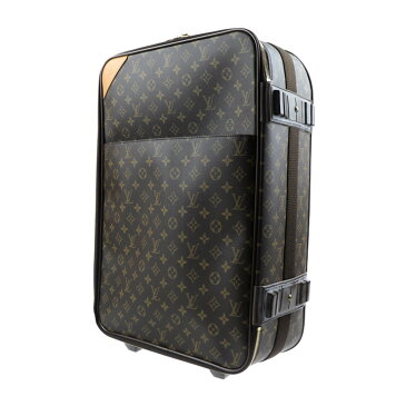 超美品 LOUIS VUITTON ルイ ヴィトン ペガス55 モノグラム キャリーバッグ M23294 モノグラムキャンバス PVC ブラウン【本物保証】【中古】