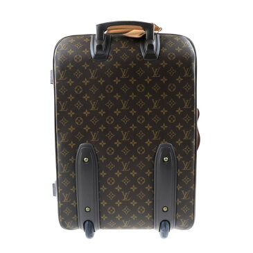 超美品 LOUIS VUITTON ルイ ヴィトン ペガス55 モノグラム キャリーバッグ M23294 モノグラムキャンバス PVC ブラウン【本物保証】【中古】