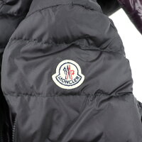 美品 MONCLER モンクレール ジュラ ダウンジャケット ナイロン ダウン90% フェザー10% ダークグレー 日本参考サイズ XXS 表記サイズ 00【本物保証】【中古】