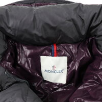 美品 MONCLER モンクレール ジュラ ダウンジャケット ナイロン ダウン90% フェザー10% ダークグレー 日本参考サイズ XXS 表記サイズ 00【本物保証】【中古】