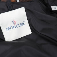 新品未使用展示品 MONCLER モンクレール ダウンジャケット A2 093 4688400 ポリエステル シルク ダウン ブラウン 表記サイズ 0【本物保証】【中古】