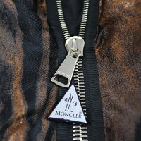 新品未使用展示品 MONCLER モンクレール ダウンジャケット A2 093 4688400 ポリエステル シルク ダウン ブラウン 表記サイズ 0【本物保証】【中古】