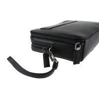 超美品 PRADA プラダ セカンドバック クラッチバッグ 2VF052 レザー NERO【本物保証】【中古】