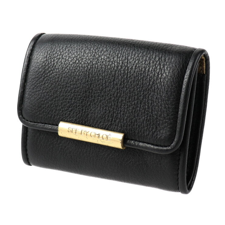 SEE BY CHLOE シーバイクロエ コインケース 9P7391-N106 レザー 黒【本物保証】【中古】