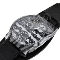 新品未使用展示品 Gaga Milano ガガミラノ マヌアーレ48 手巻き 限定 腕時計 5012.MMI ステンレススチール ブラック【本物保証】【中古】
