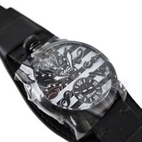 新品未使用展示品 Gaga Milano ガガミラノ マヌアーレ48 手巻き 限定 腕時計 5012.MMI ステンレススチール ブラック【本物保証】【中古】