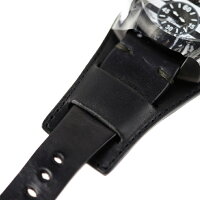 新品未使用展示品 Gaga Milano ガガミラノ マヌアーレ48 手巻き 限定 腕時計 5012.MMI ステンレススチール ブラック【本物保証】【中古】