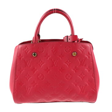 美品 LOUIS VUITTON ルイ ヴィトン モンテーニュBB ハンドバッグ M54199 モノグラムアンプラント フリージア 2way ショルダーバッグ ビトン【本物保証】【中古】