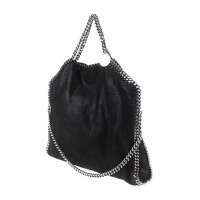 超美品 Stella McCartney ステラマッカートニー ファラベラ ショルダーバッグ 234387 PVC ブラック【本物保証】【中古】