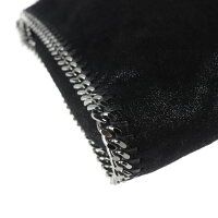 超美品 Stella McCartney ステラマッカートニー ファラベラ ショルダーバッグ 234387 PVC ブラック【本物保証】【中古】