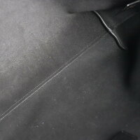 超美品 SAINT LAURENT サンローラン トートバッグ 600281 レザー ブラック【本物保証】【中古】
