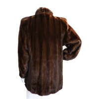 SAGA MINK サガミンク 毛皮コート ステンカラーコート ミンク ブラウン系 表記サイズ 11【本物保証】【中古】