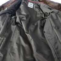 SAGA MINK サガミンク 毛皮コート ステンカラーコート ミンク ブラウン系 表記サイズ 11【本物保証】【中古】