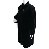 美品 EMBA エンバ Junko Yamamoto その他アウター AA159-19 シェアードミンク ミッドナイトブルー ロングコート 表記サイズ 11【本物保証】【中古】