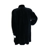 美品 EMBA エンバ Junko Yamamoto その他アウター AA159-19 シェアードミンク ミッドナイトブルー ロングコート 表記サイズ 11【本物保証】【中古】