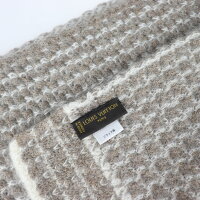 超美品 LOUIS VUITTON ルイ ヴィトン エシャルプ マフラー ウール モヘヤ ベージュ モヘア【本物保証】【中古】
