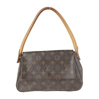 LOUIS VUITTON ルイ ヴィトン モノグラム ショルダーバッグ M51147 モノグラムキャンバス ブラウン ミニルーピング【本物保証】【中古】