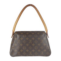 LOUIS VUITTON ルイ ヴィトン モノグラム ショルダーバッグ M51147 モノグラムキャンバス ブラウン ミニルーピング【本物保証】【中古】